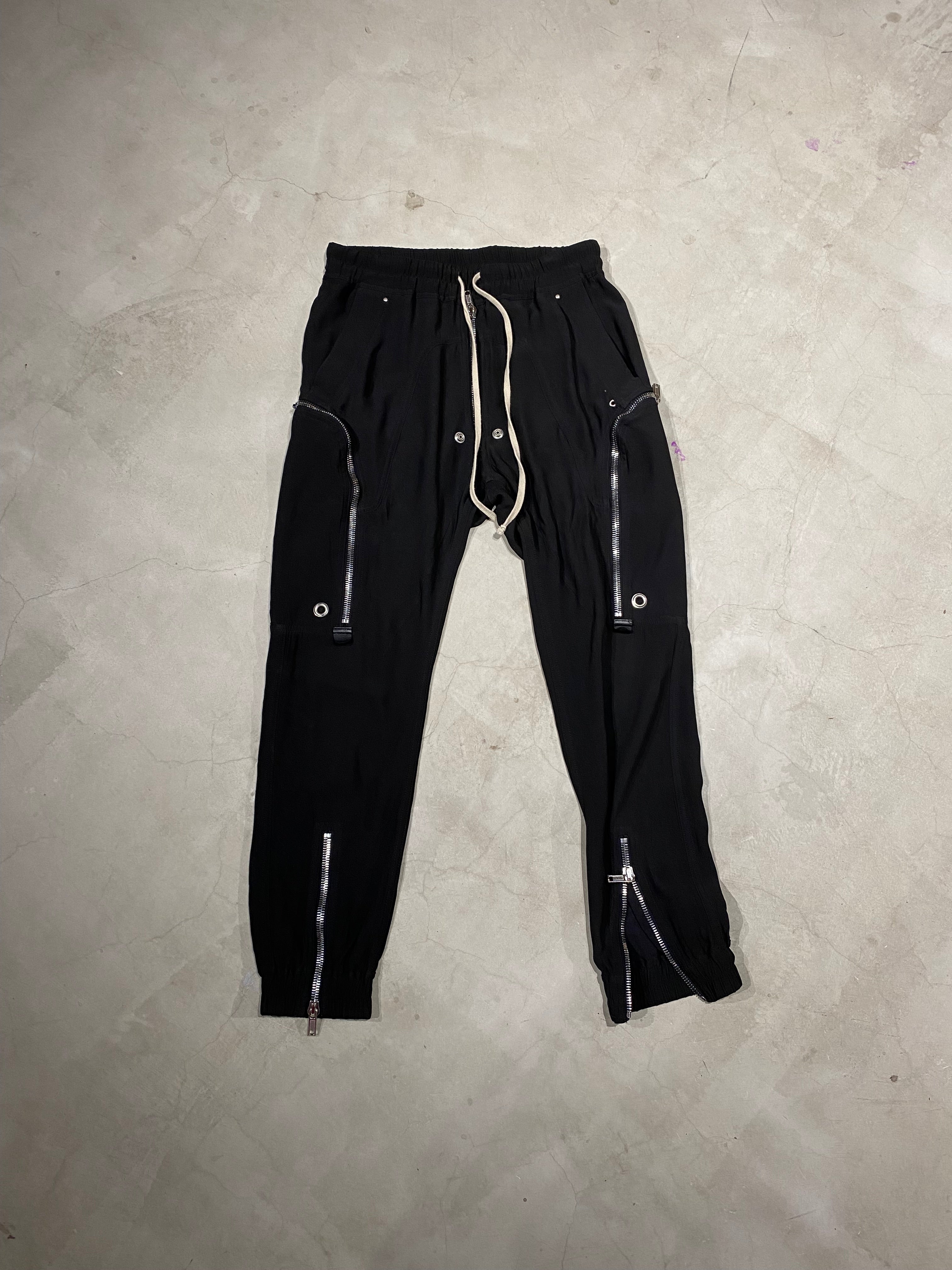 RICK OWENS, Bauhaus Cargo Pants Black