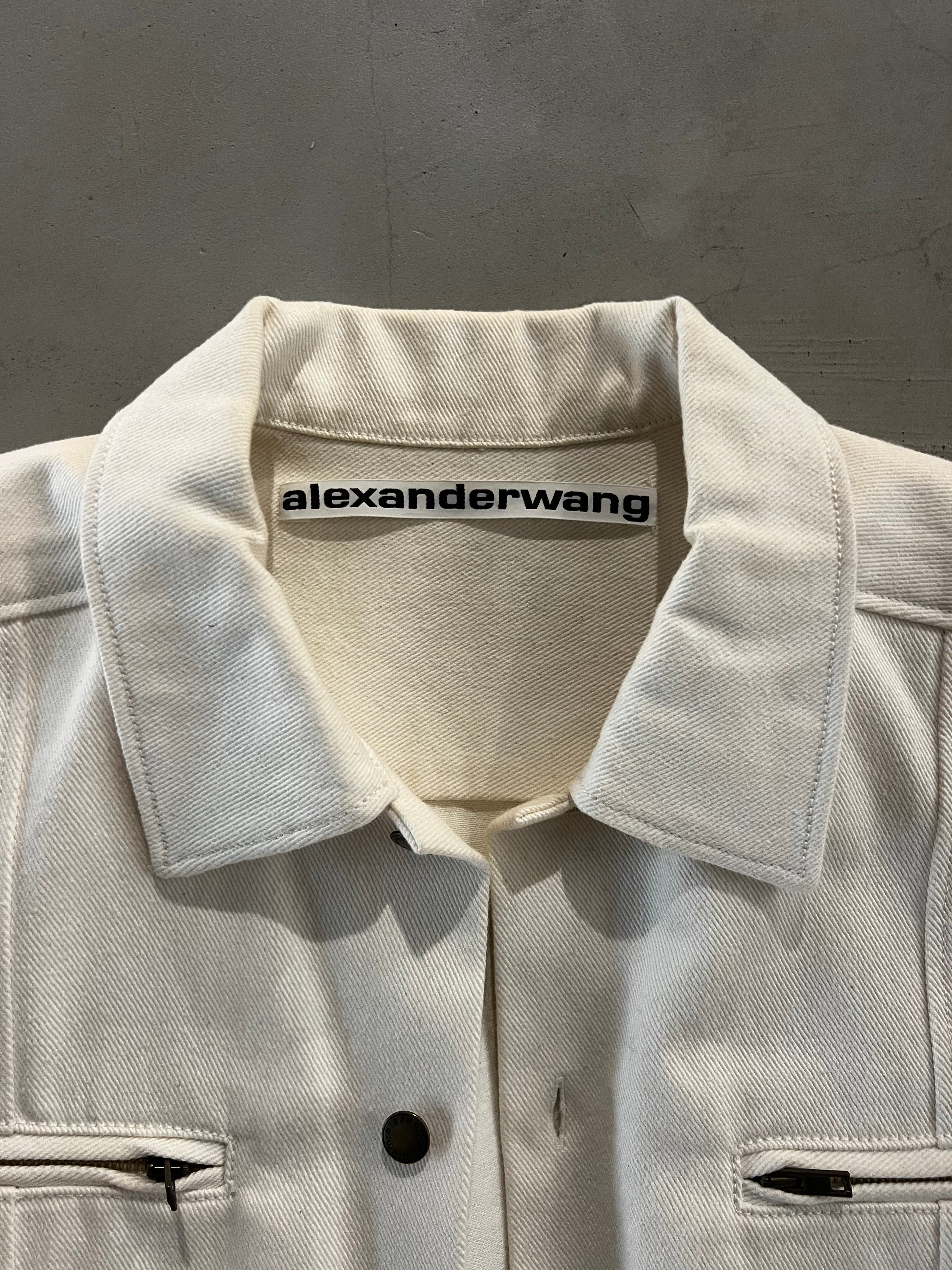 ALEXANDER WANG, Denim Jacket White