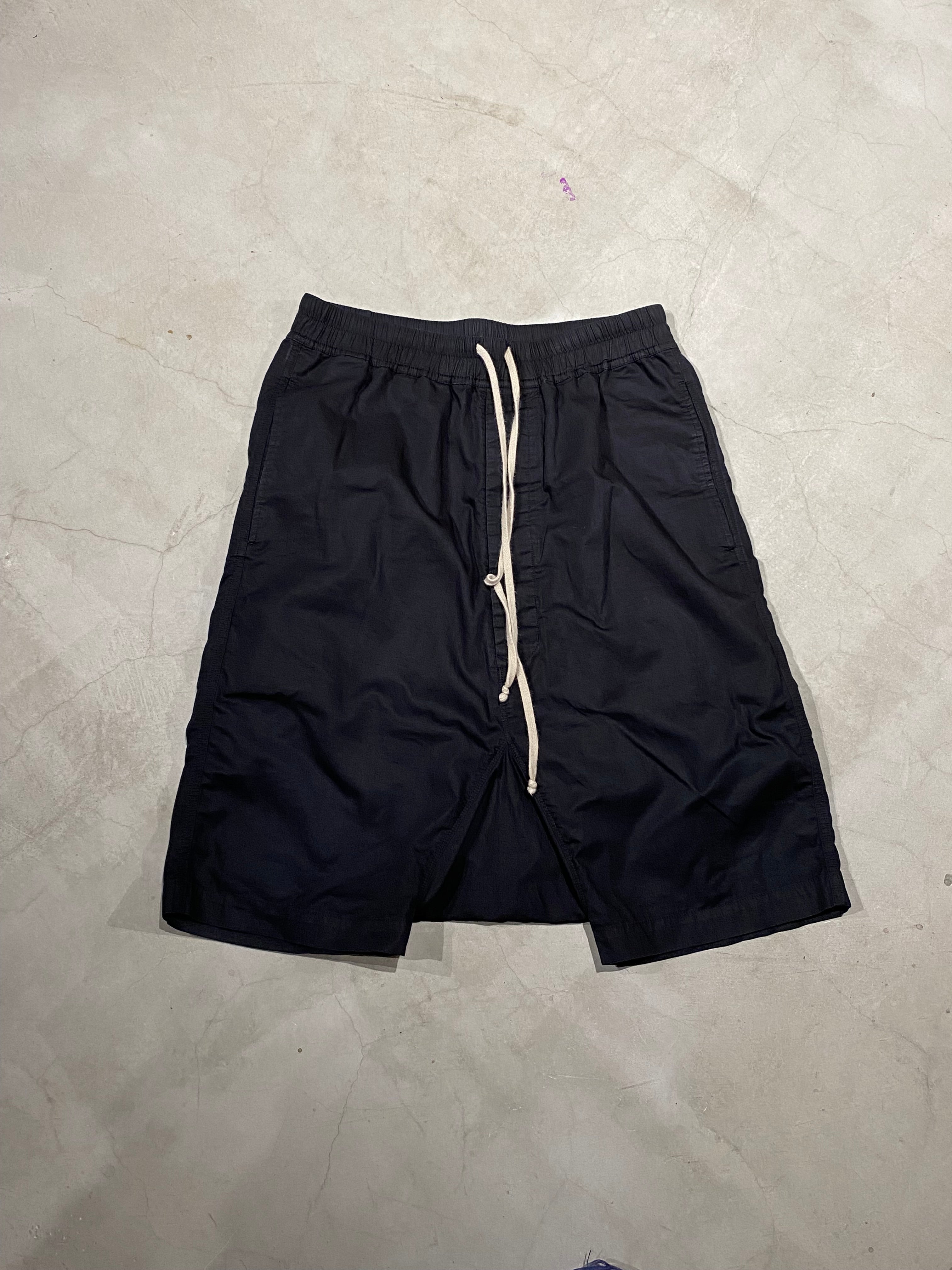 RICK OWENS, Pods Shorts Black