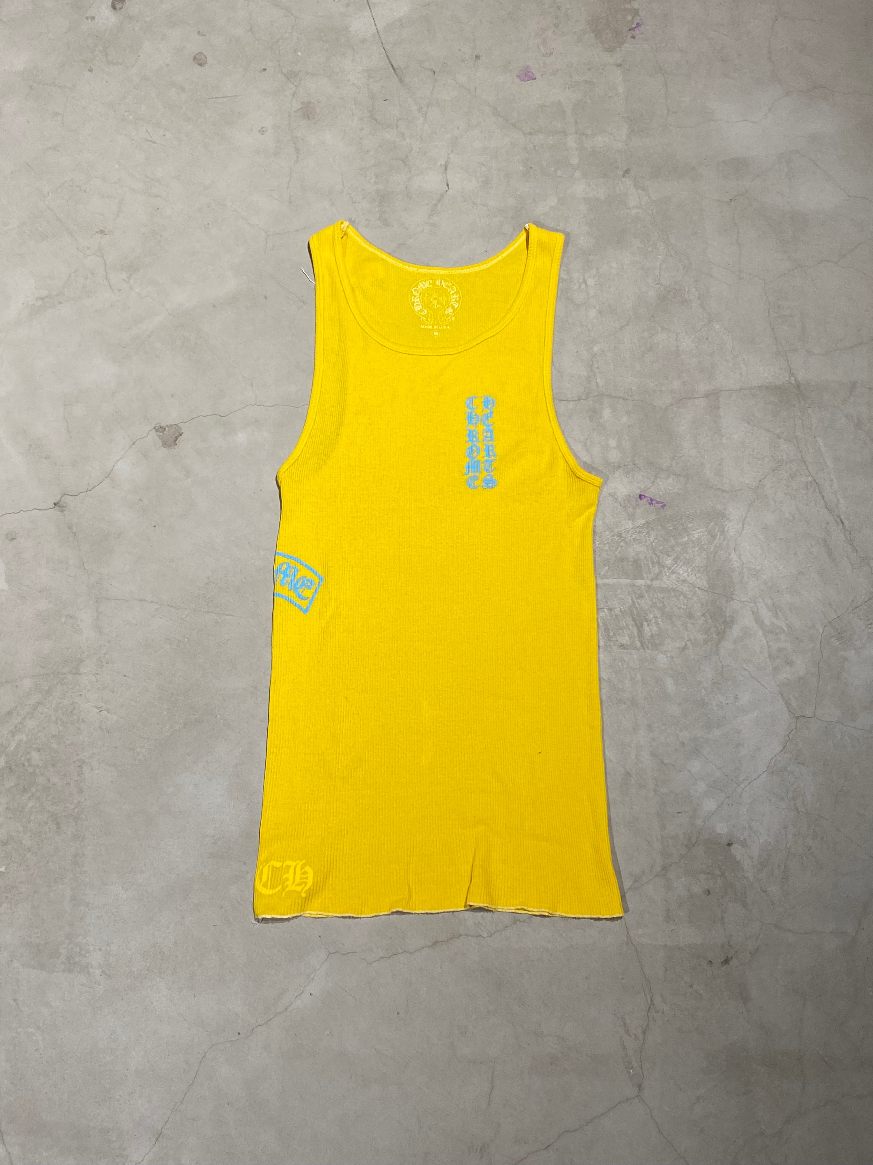 CHROME HEARTS, Tank-top Yellow