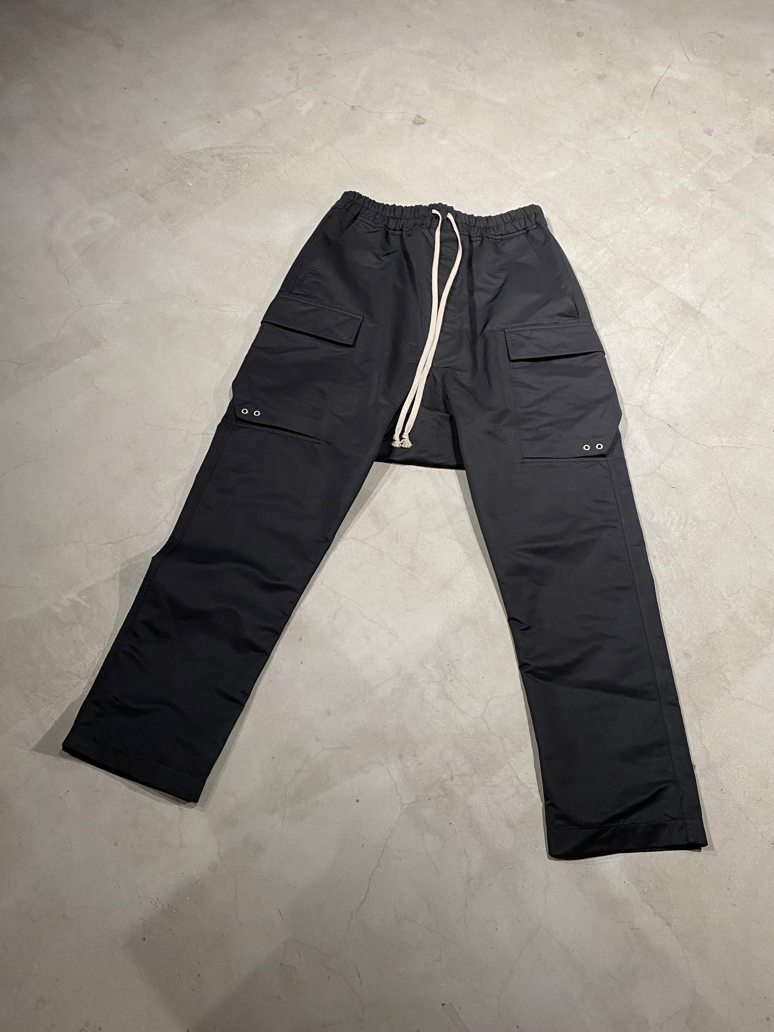 RICK OWENS,  Cargo Long Pants Black