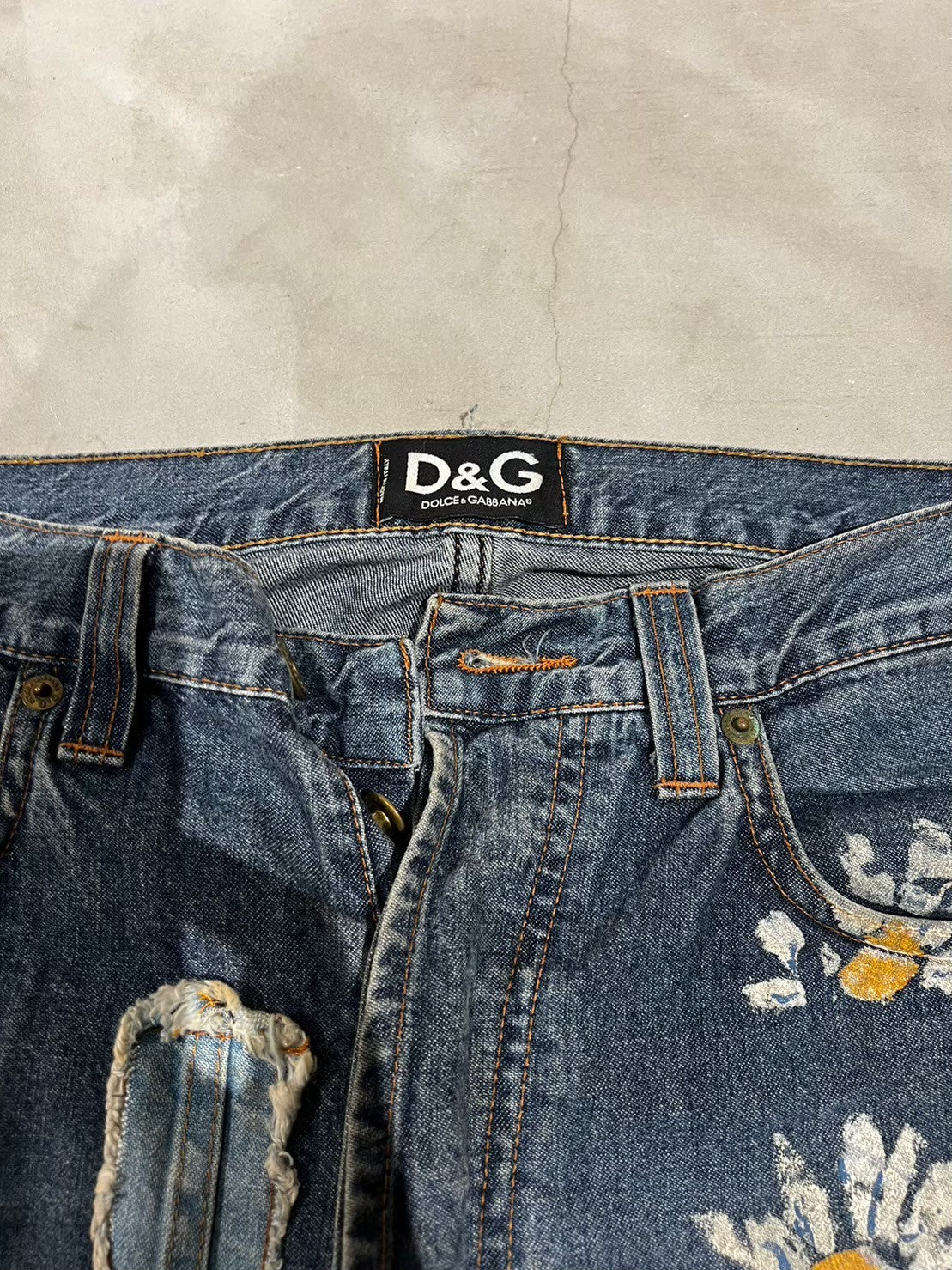 DOLCE & GABBANA, Patchwork Denim Pants