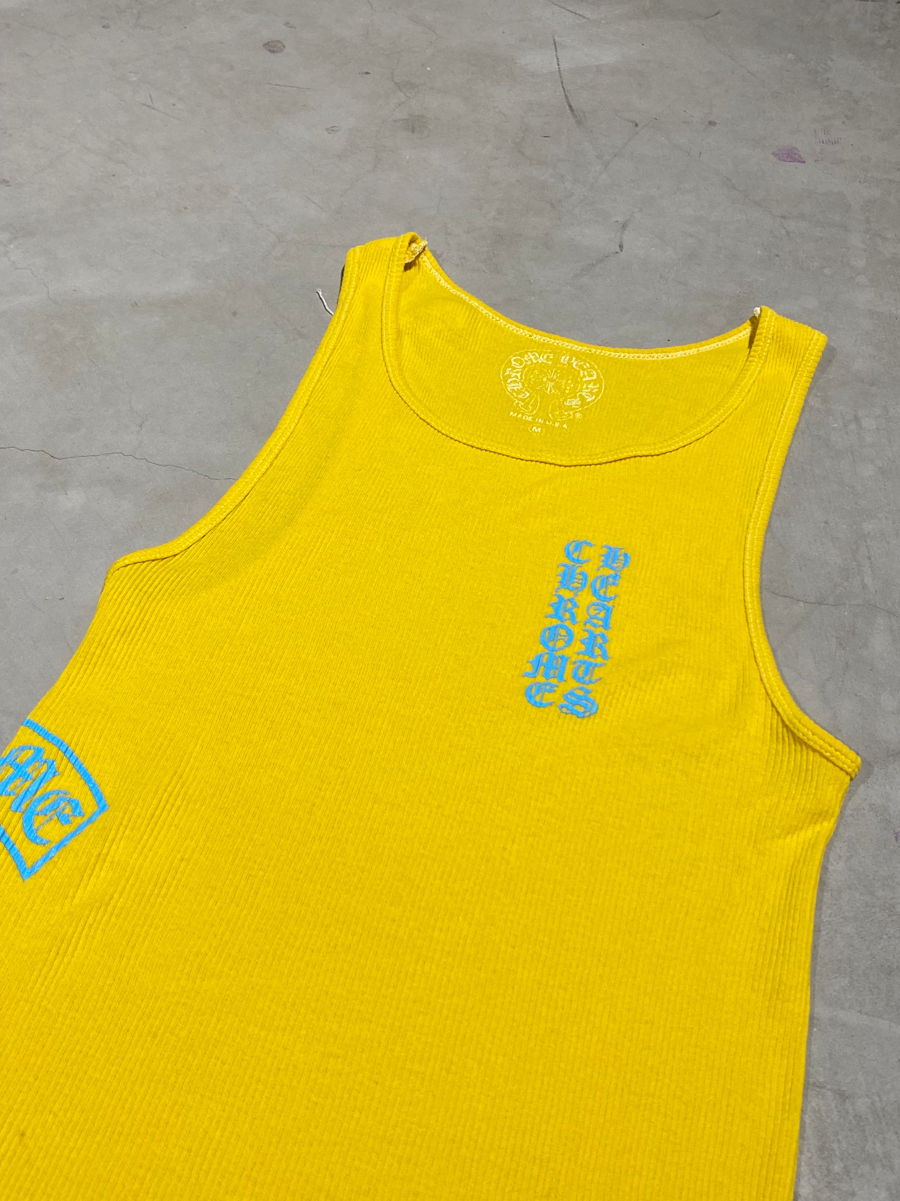 CHROME HEARTS, Tank-top Yellow