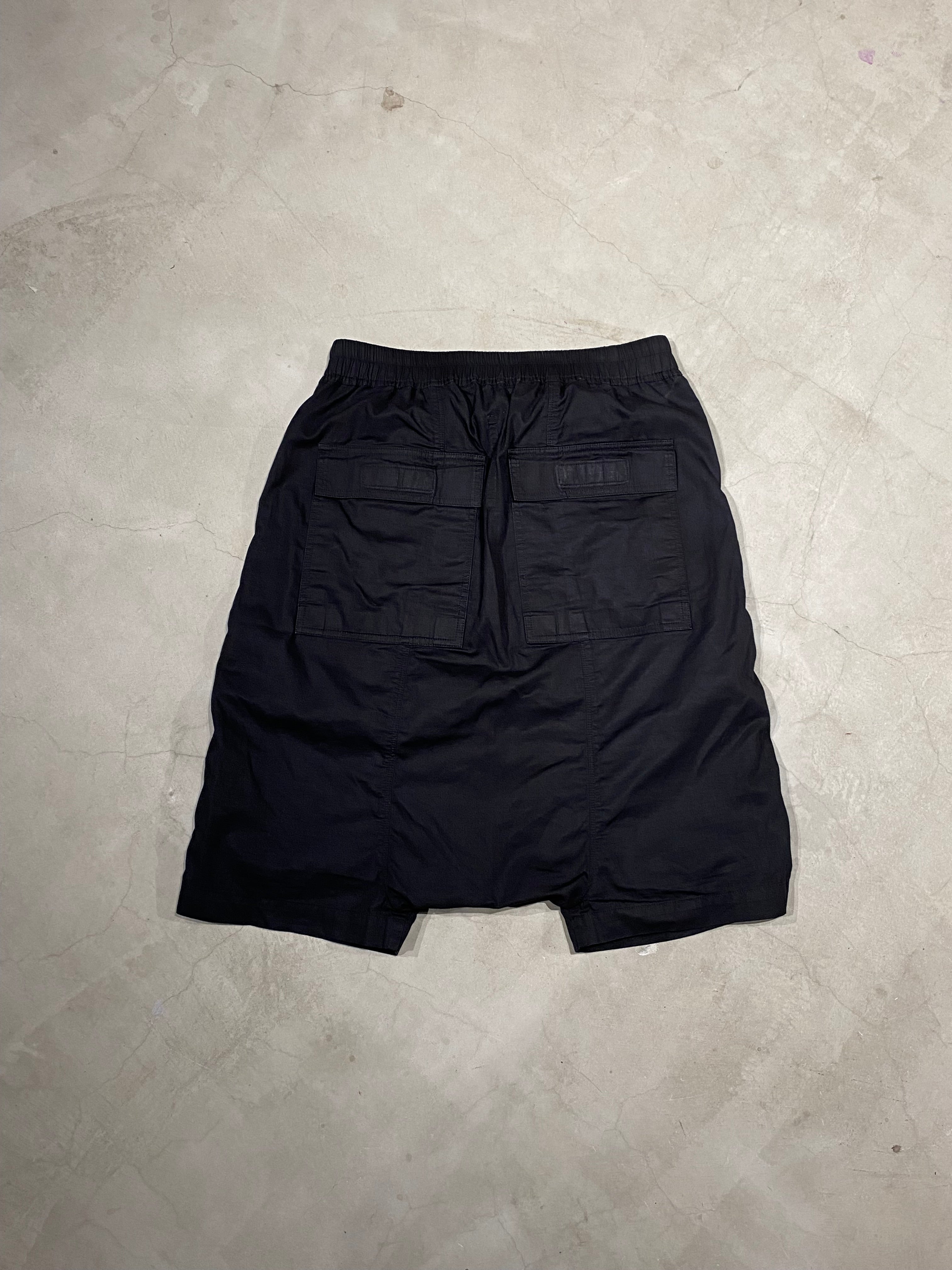 RICK OWENS, Pods Shorts Black