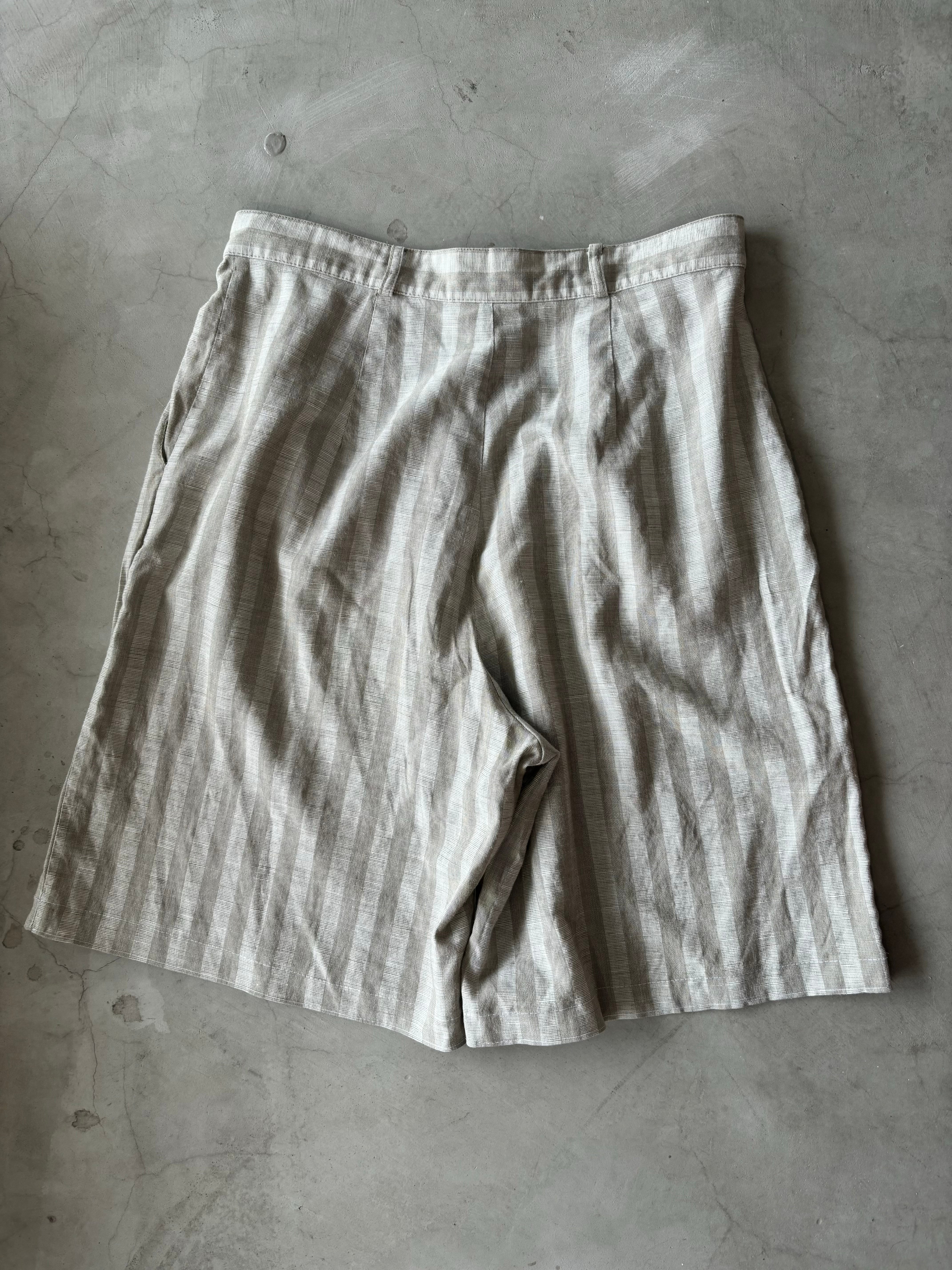 USED, Striped Half Pants