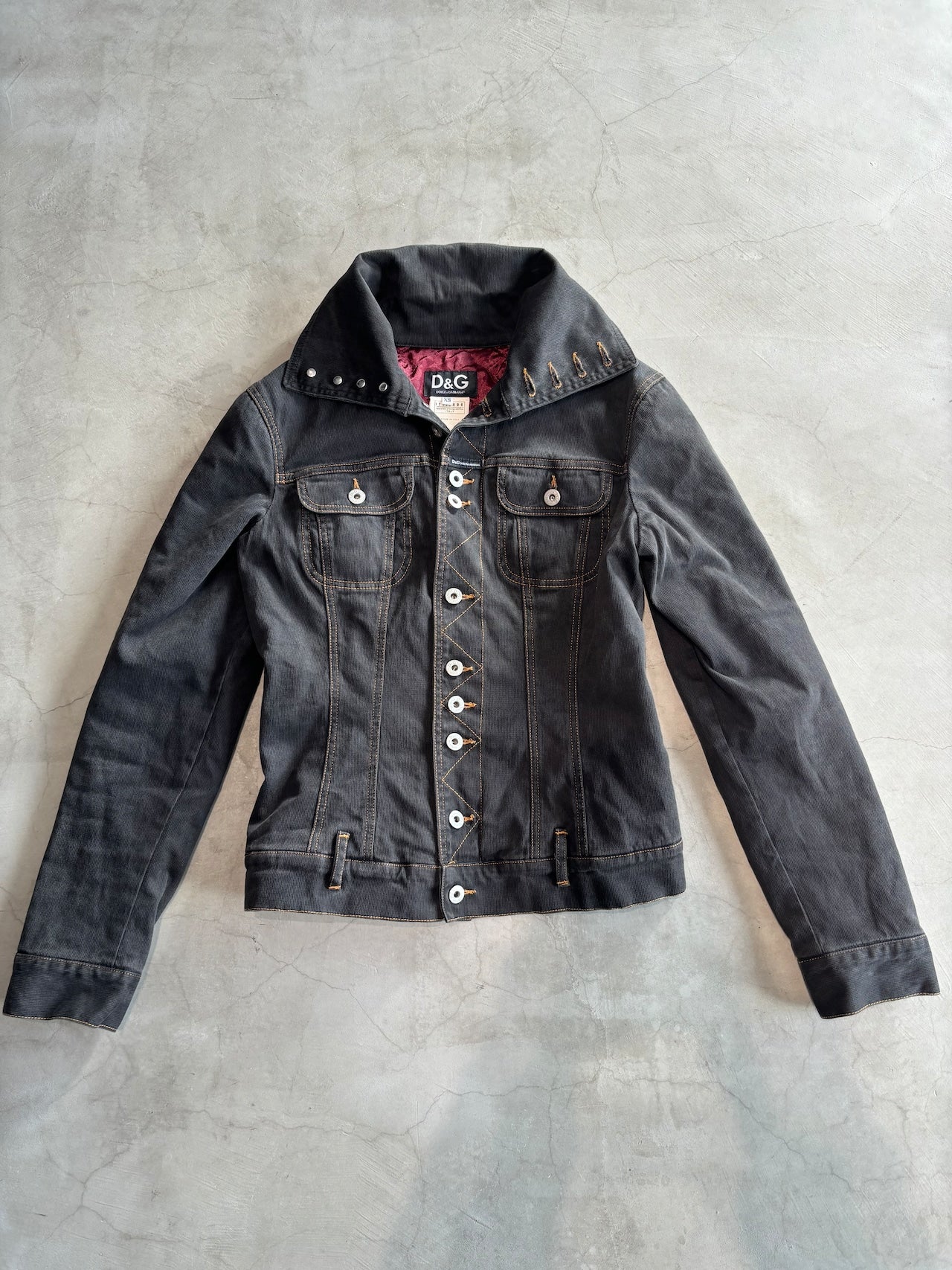 DOLCE & GABBANA, Denim Jacket Black