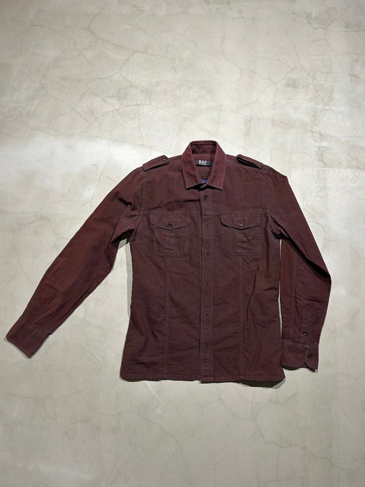 RAF BY RAF SIMIONS, Epaulette Shirt