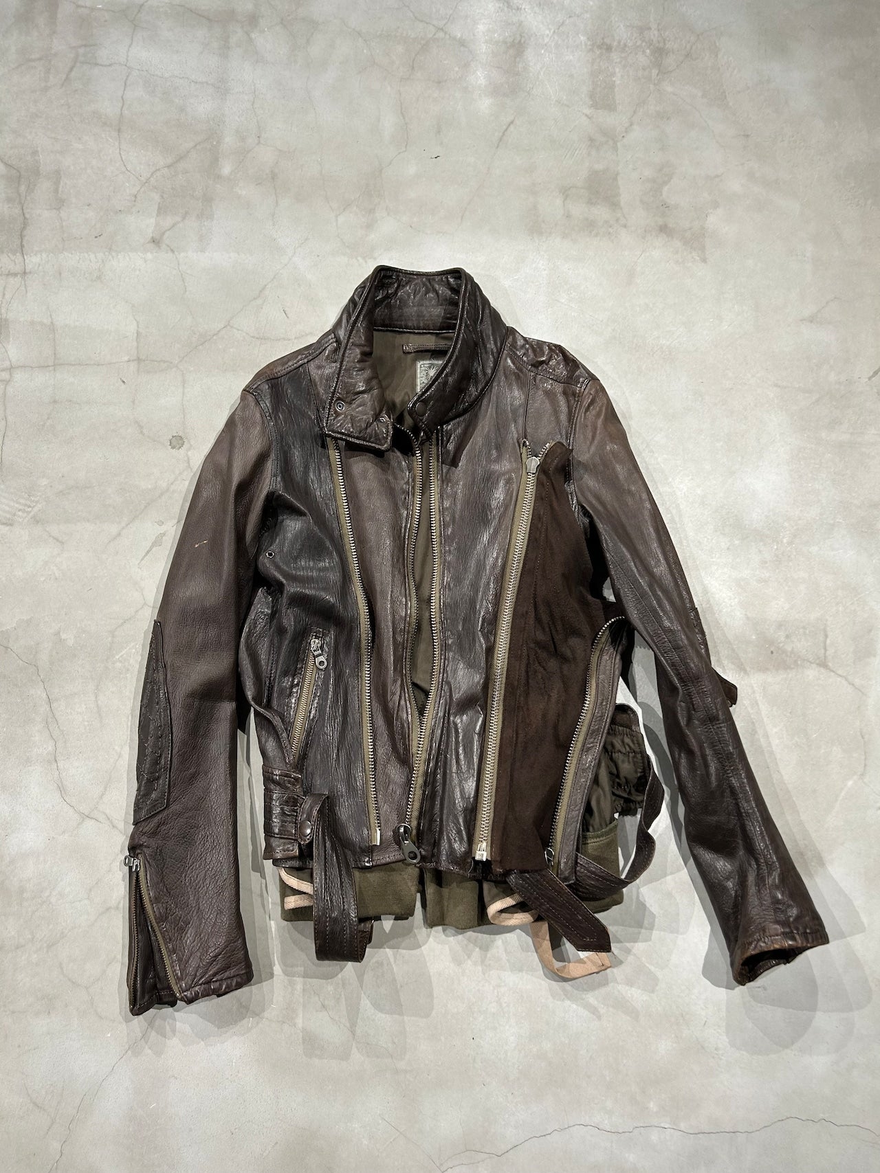 MIHARA YASUHIRO, Leather Jacket