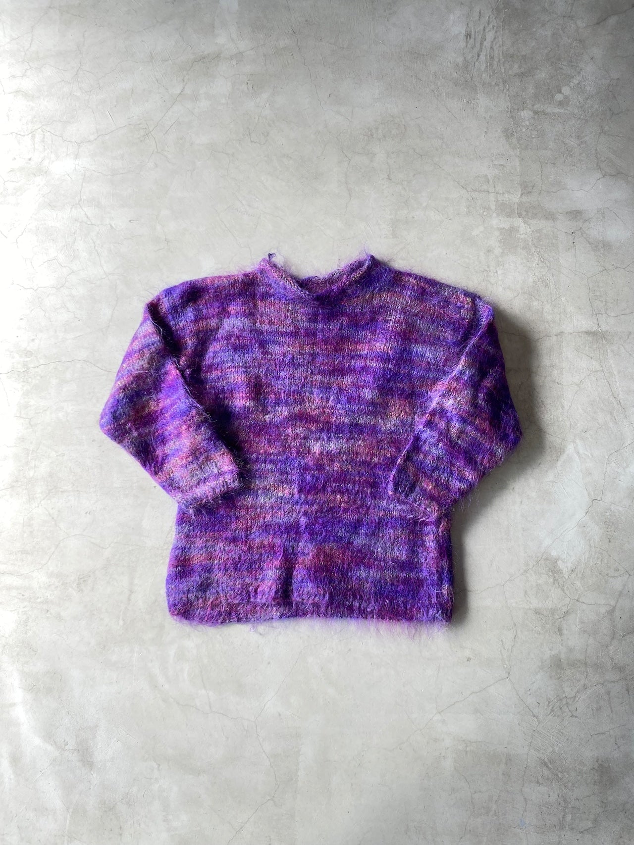 USED, Mohair Knit Purple