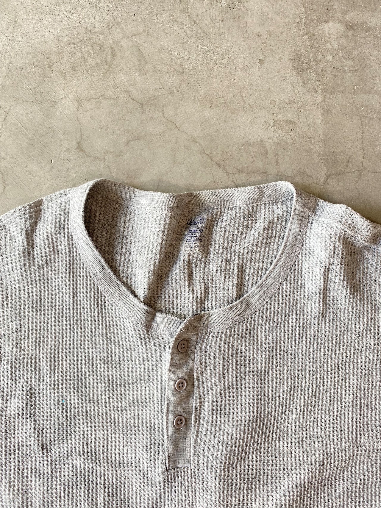 USED, Big Henley-neck Cut & Sew