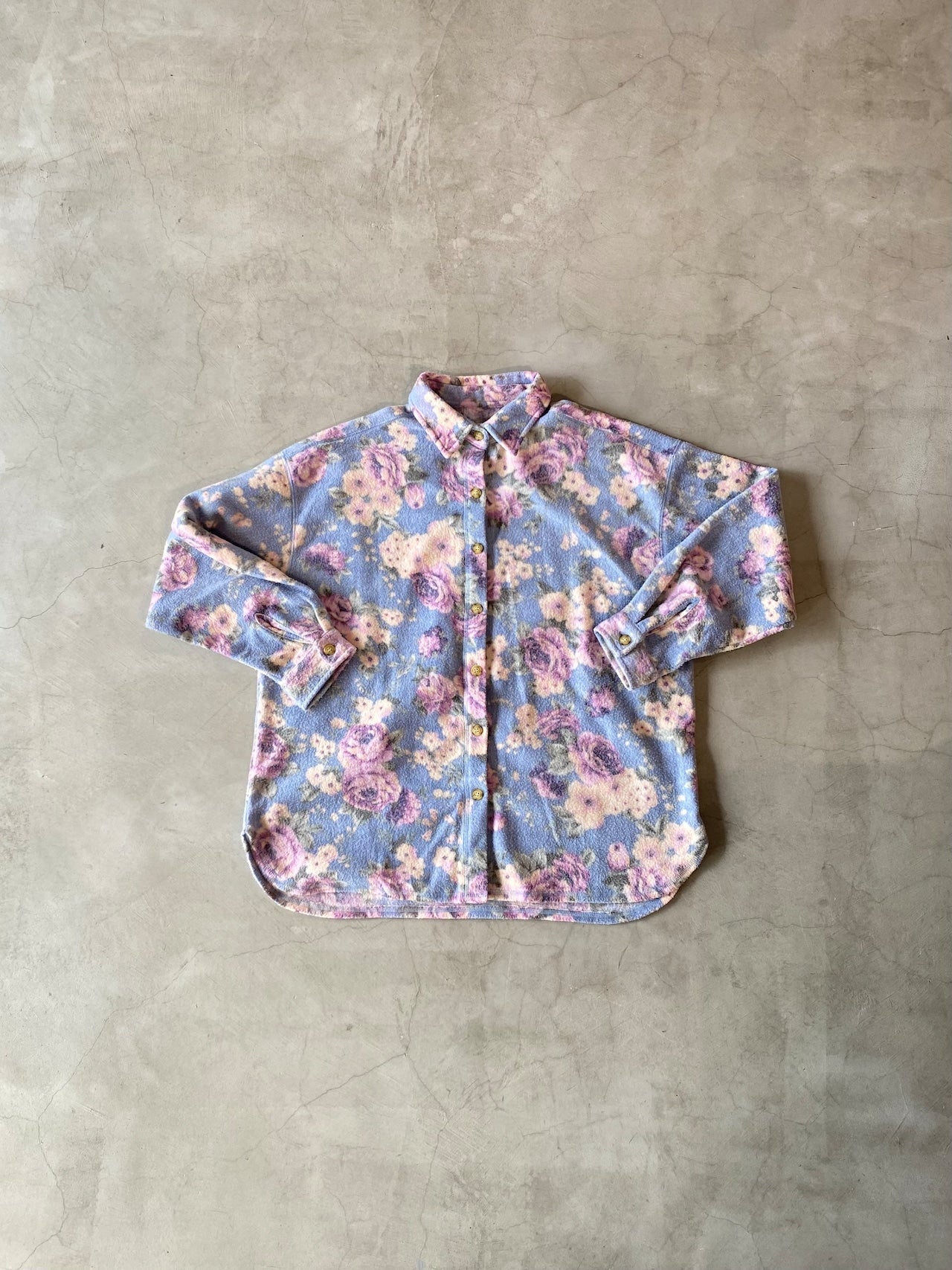 USED, Floral Fleece Shirt