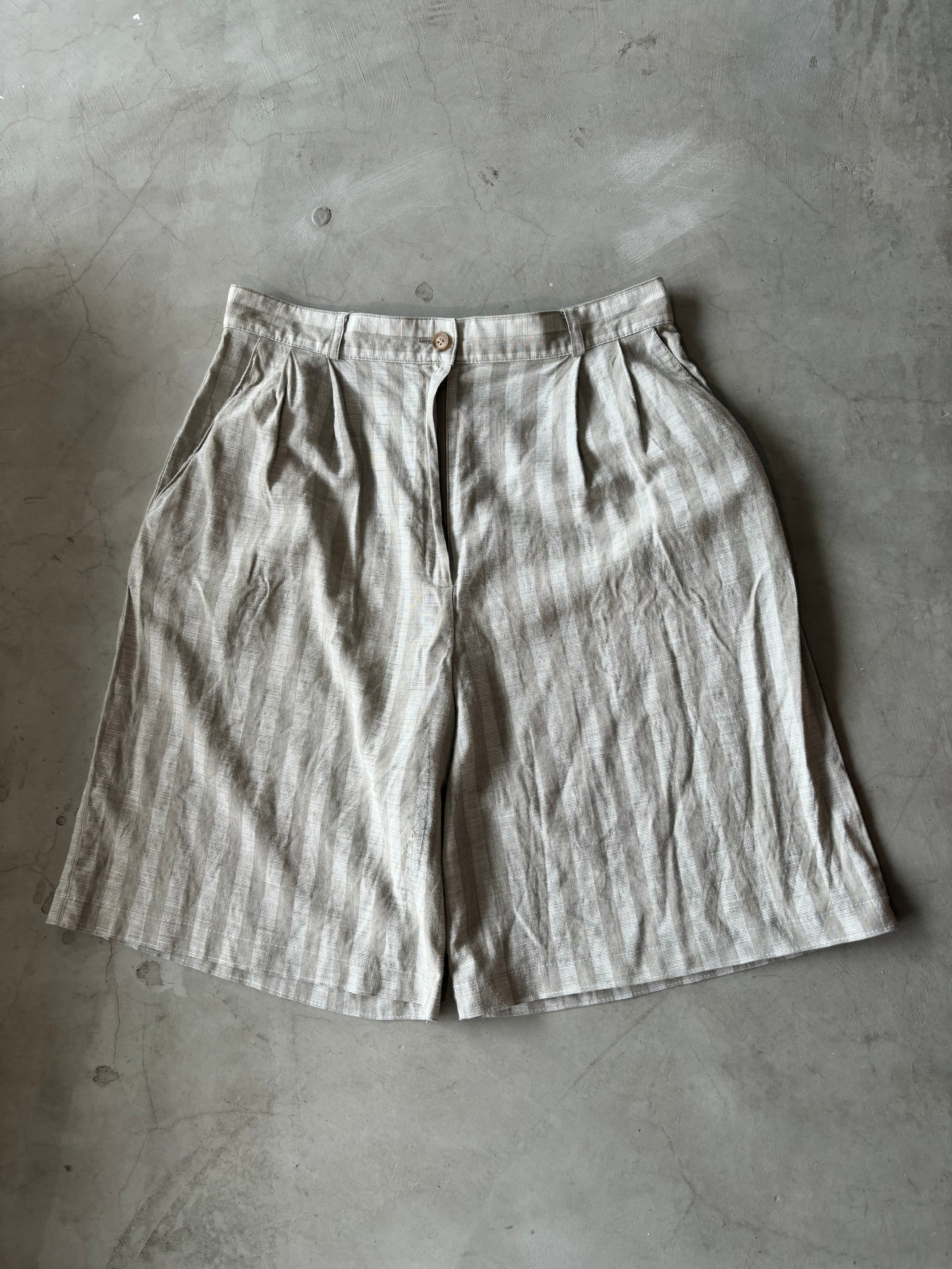 USED, Striped Half Pants