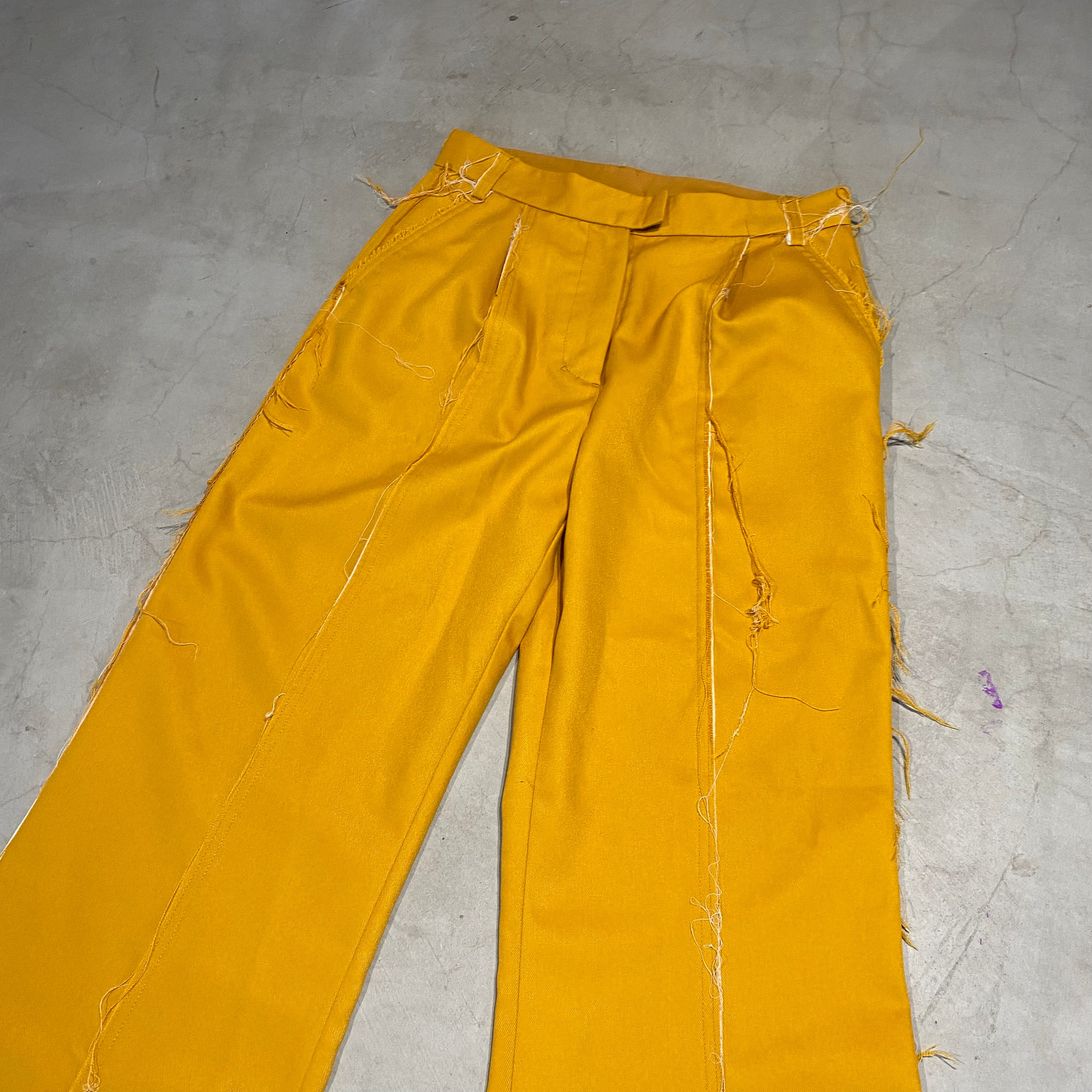 USED, Boots-cut Trouser Yellow